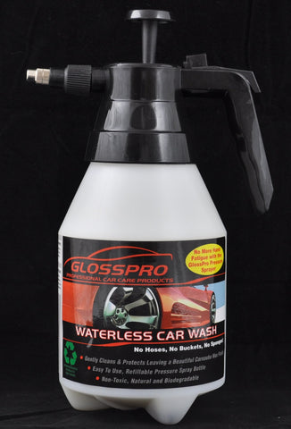 Glosspro Waterless EZ Spray '2in1' Wash&Wax - 'Filled' 36 oz Pressure Sprayer **** FREE SHIPPING****